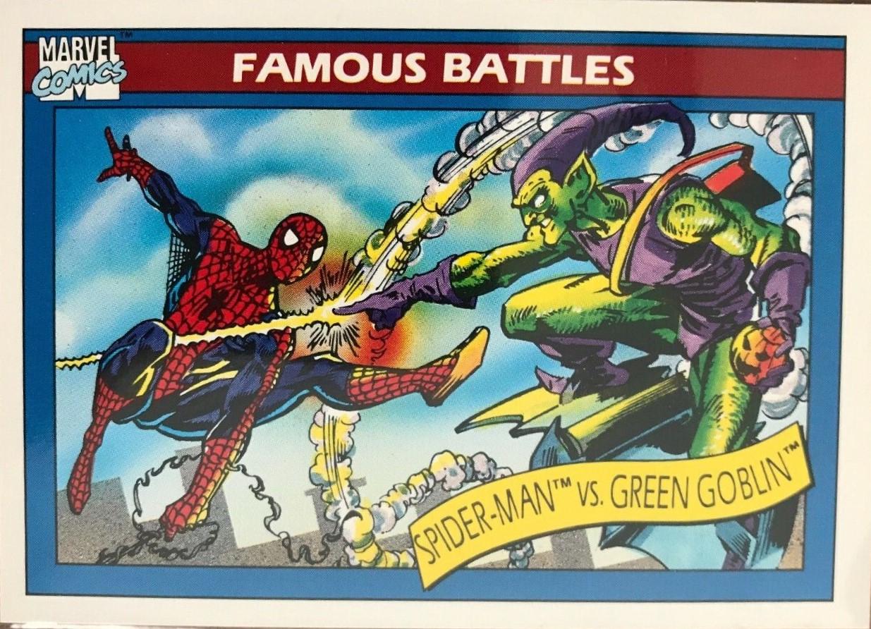 1990 Universe Spider-Man vs. Green Goblin #111 card