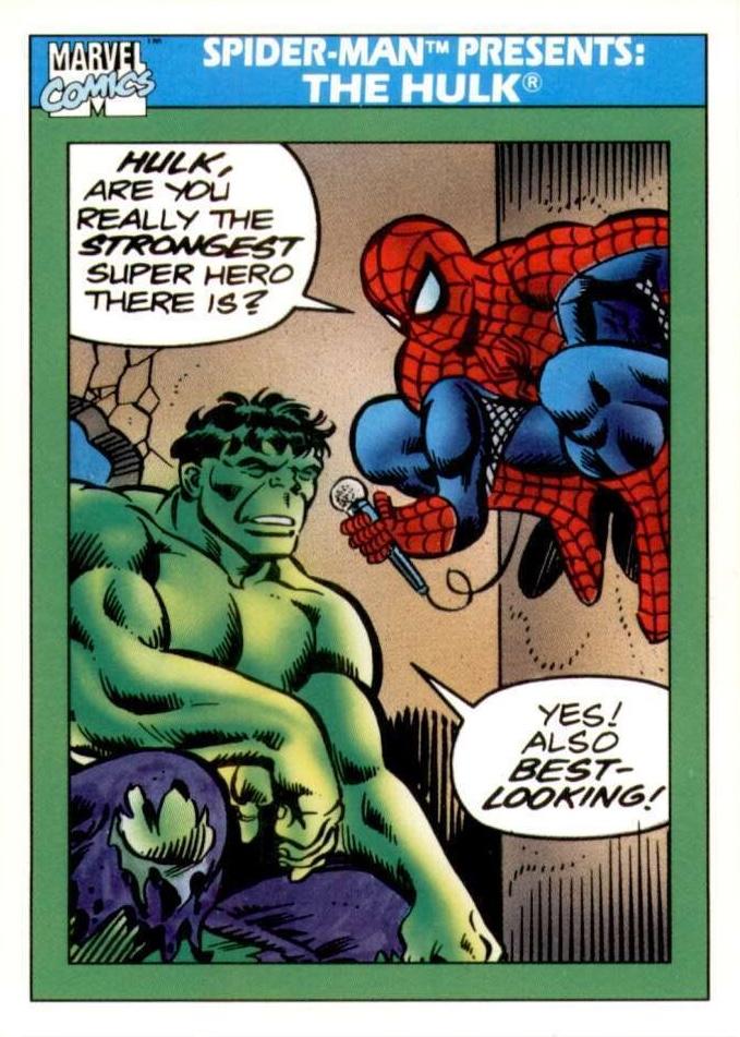 1990 Universe The Hulk #152 card