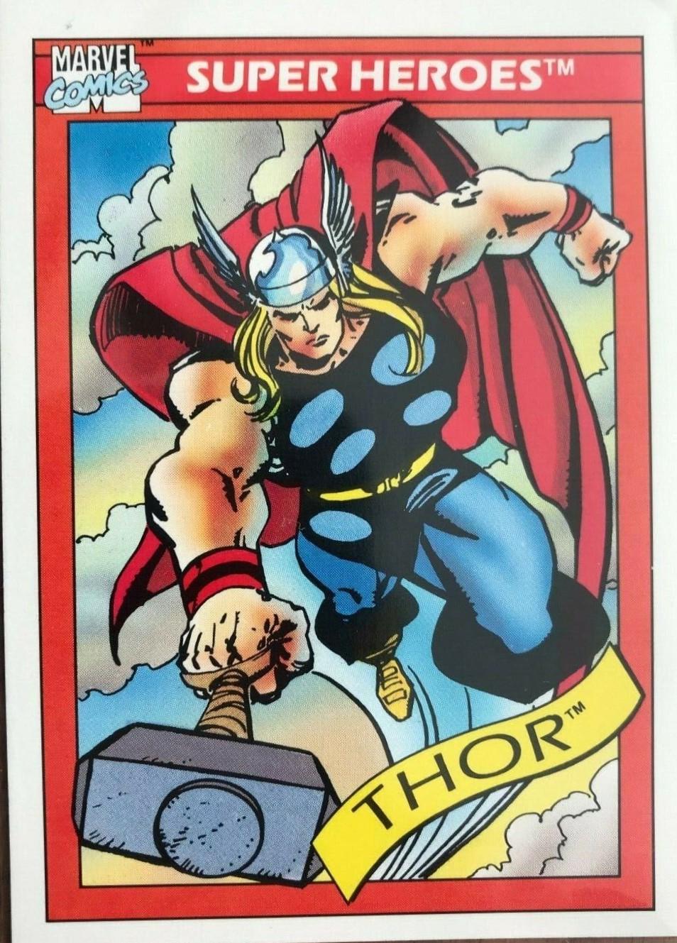 1990 Universe Thor #18 card