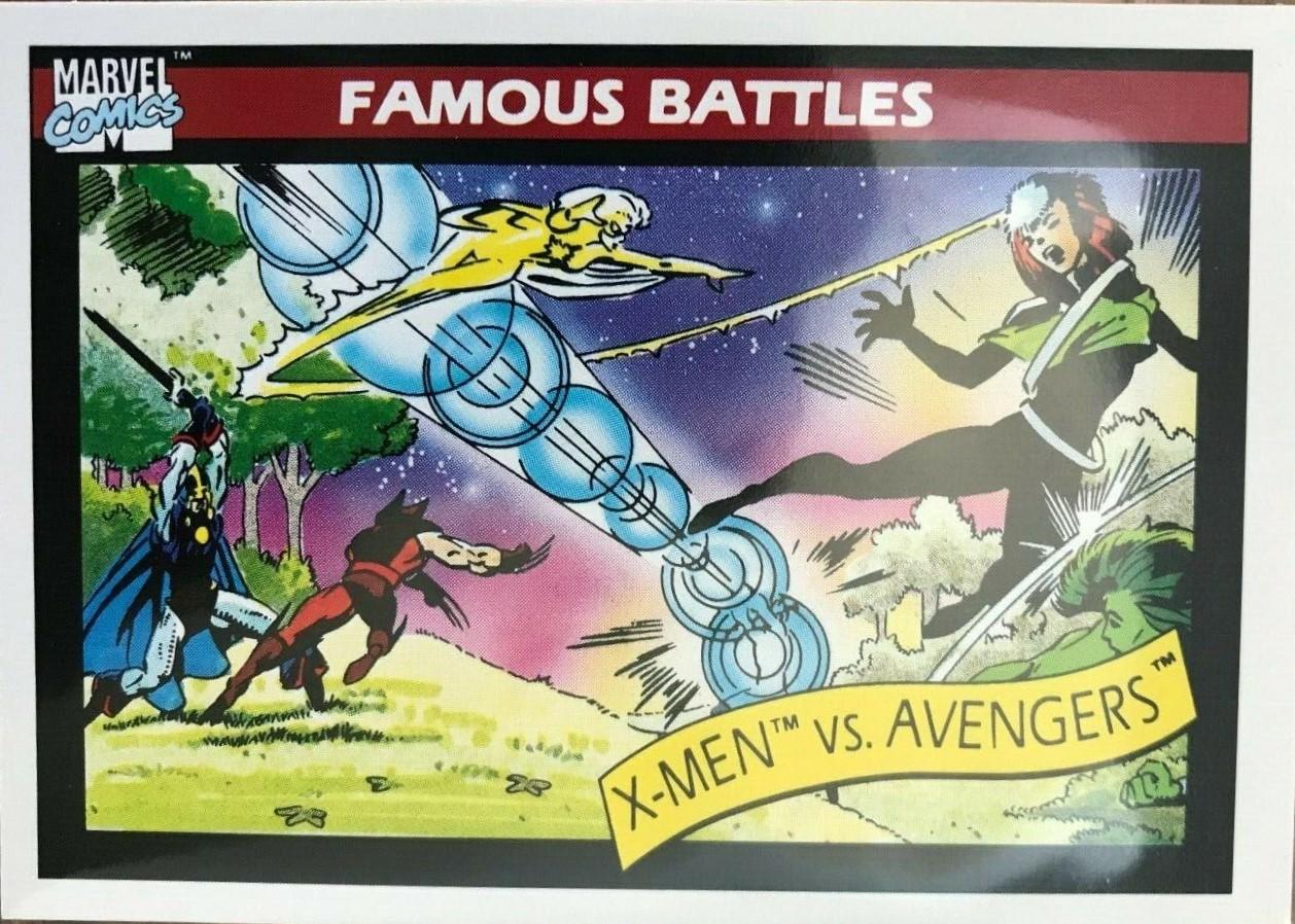 1990 Universe X-Men vs. Avengers #99 card