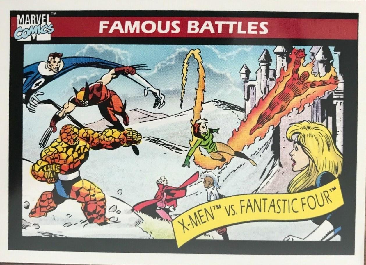 1990 Universe X-Men vs. Fantastic Four #101 card
