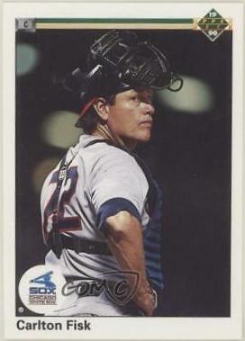 1990 Upper Deck Carlton Fisk #367 card