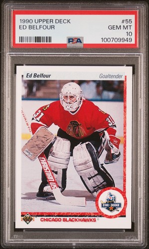 1990 Upper Deck Ed Belfour #55 card