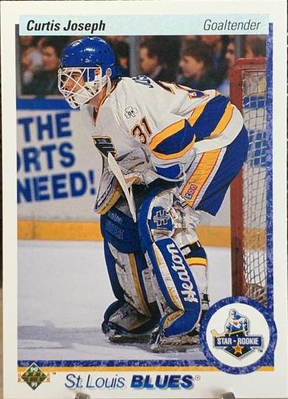 1990 Upper Deck French Curtis Joseph #175 card