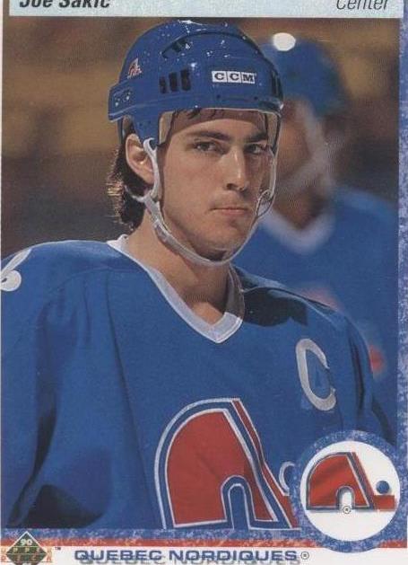 1990 Upper Deck Joe Sakic #164 card