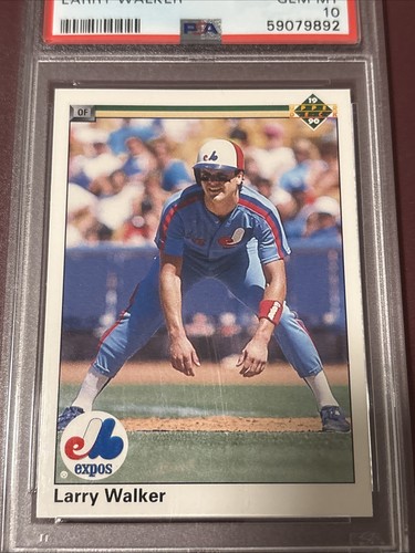1990 Upper Deck Larry Walker #466 card