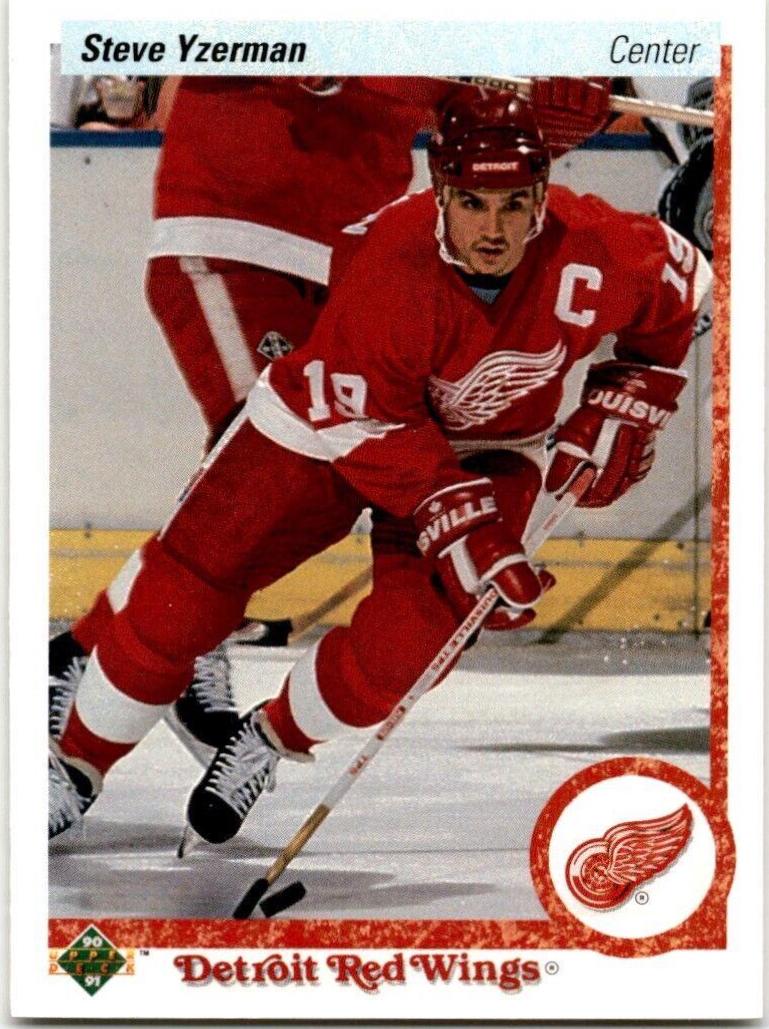 1990 Upper Deck Steve Yzerman #56 card