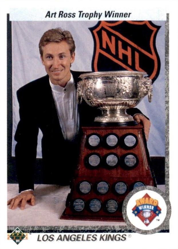1990 Upper Deck Wayne Gretzky: Art Ross Trophy #205 card