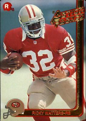 1991 Action Packed Rookie Update Ricky Watters #44 card