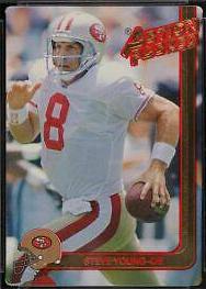 1991 Action Packed Rookie Update Steve Young #80 card