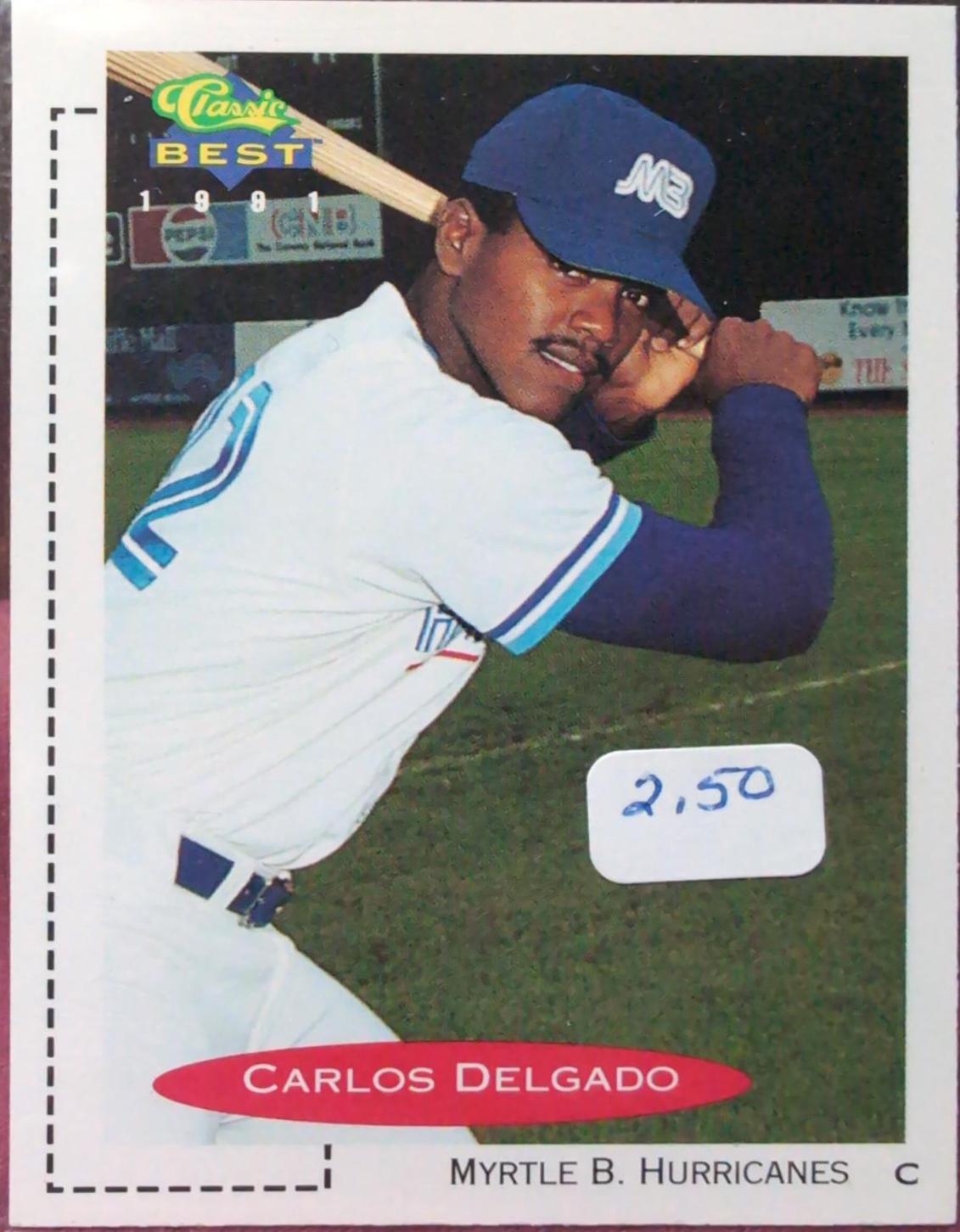1991 Classic Best Carlos Delgado #63 card
