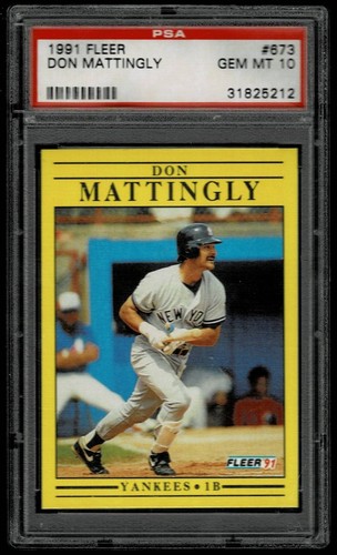 1991 Fleer Don Mattingly #673 card