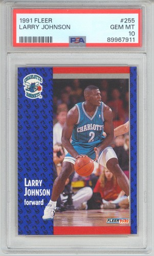 1991 Fleer Larry Johnson #255 card