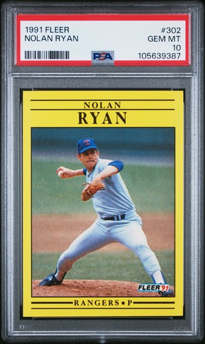 1991 Fleer Nolan Ryan #302 card