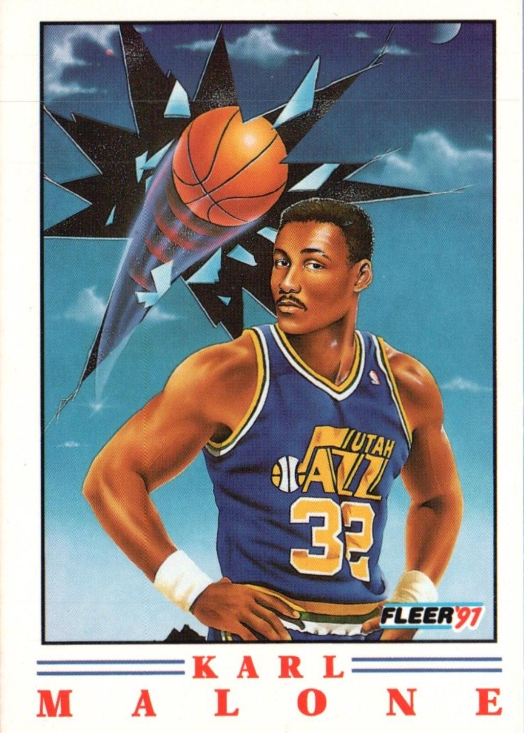 1991 Fleer Pro Visions Karl Malone #5 card