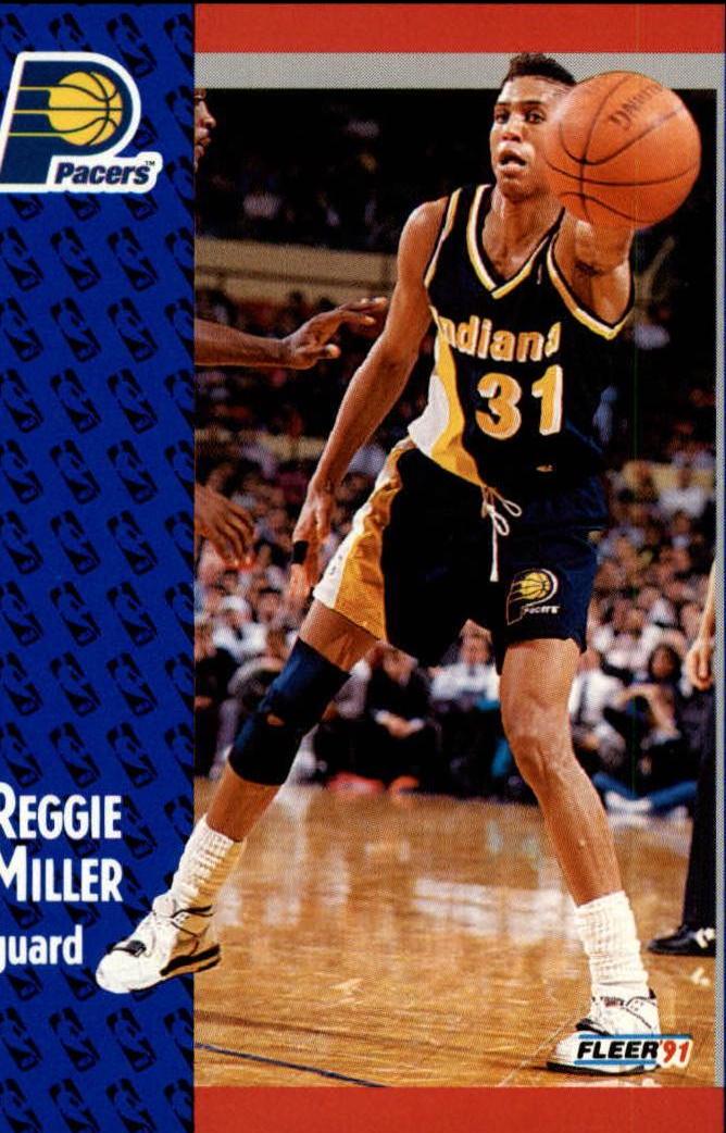 1991 Fleer Reggie Miller #83 card