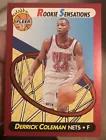 1991 Fleer Rookie Sensations Derrick Coleman #3 card
