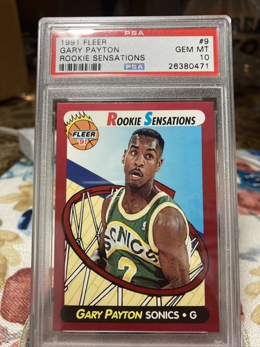 1991 Fleer Rookie Sensations Gary Payton #9 card