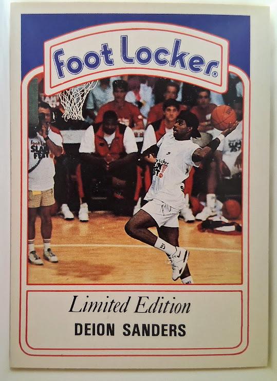 1991 Foot Locker Slam Fest Deion Sanders #6 card