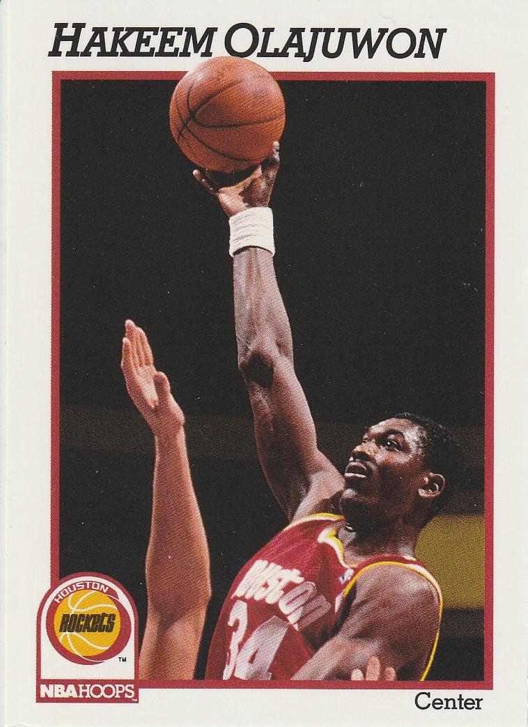 1991 Hoops Hakeem Olajuwon #78 card