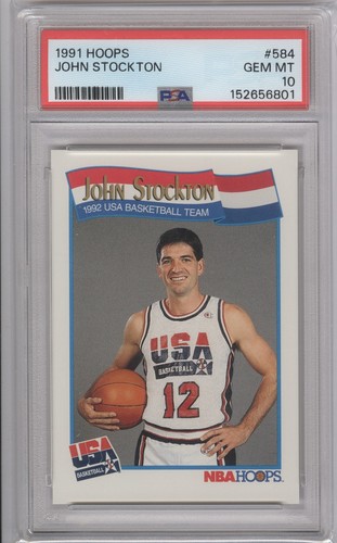 1991 Hoops John Stockton #584 card