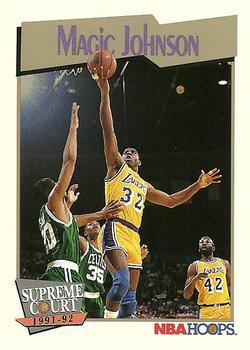 1991 Hoops Magic Johnson #473 card