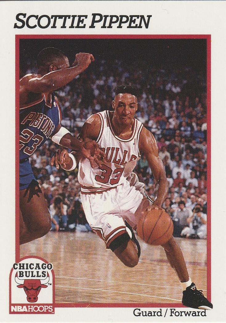 1991 Hoops Scottie Pippen #34 card