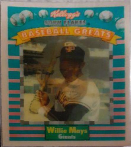 1991 Kellogg's Willie Mays #3 card
