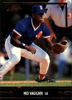 1991 Leaf Gold Rookies Mo Vaughn #BC7 card