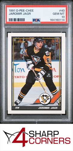 1991 O-Pee-Chee Jaromir Jagr #40 card