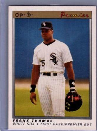 1991 O Pee Chee Premier Frank Thomas #121 card