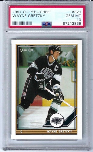 1991 O-Pee-Chee Wayne Gretzky #321 card