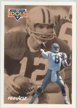 1991 Pinnacle Troy Aikman, Roger Staubach #383 card