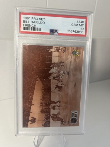 1991 Pro Set Bill Barilko [French] #340 card