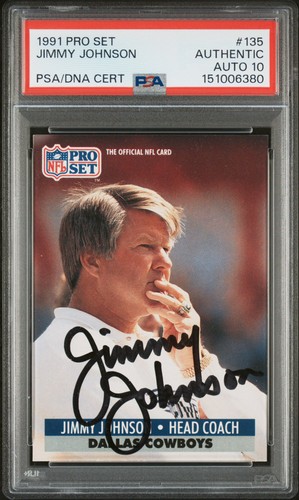 1991 Pro Set Jimmy Johnson #135 card