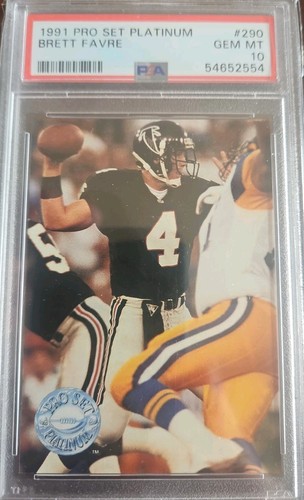 1991 Pro Set Platinum Brett Favre #290 card