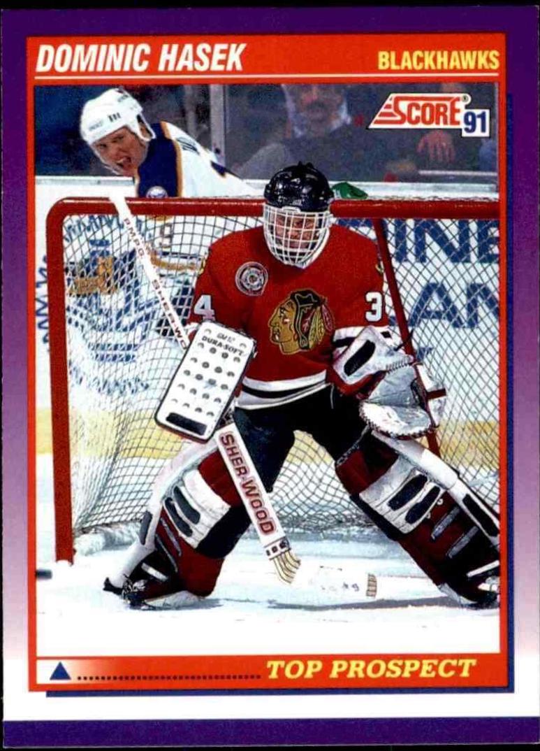 1991 Score American Dominik Hasek #316 card