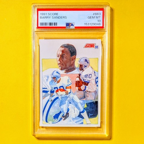 1991 Score Barry Sanders #663 card