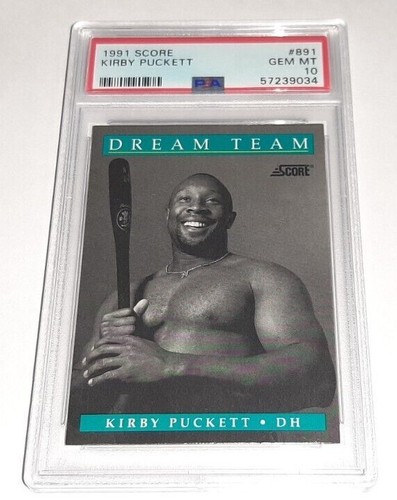 1991 Score Kirby Puckett #891 card
