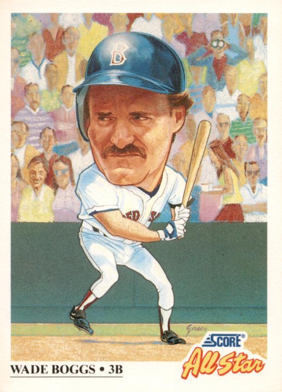 1991 Score Wade Boggs #393 card