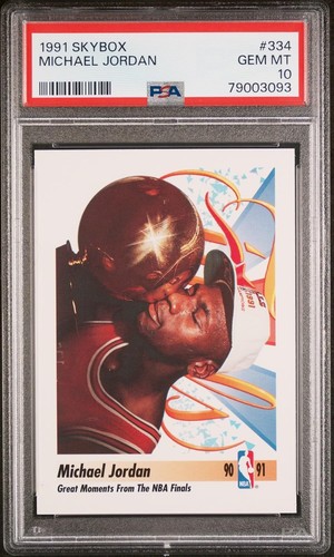 1991 Skybox Michael Jordan #334 card