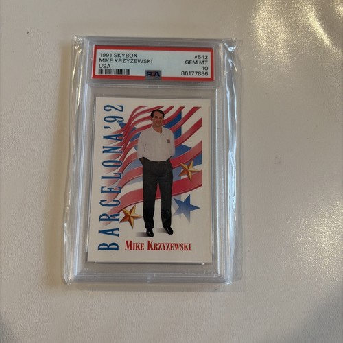 1991 Skybox Mike Krzyzewski #542 card