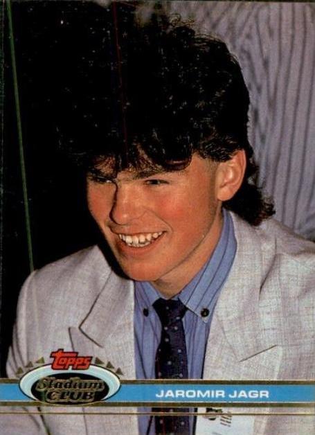 1991 Stadium Club Jaromir Jagr #343 card