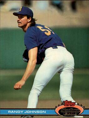 1991 Stadium Club Randy Johnson #409 card