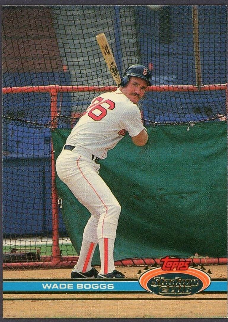 1991 Stadium Club Wade Boggs #170 card