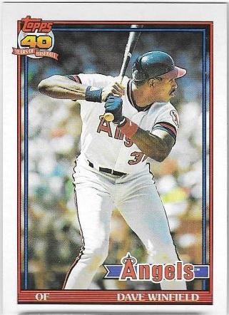 1991 Topps Dave Winfield #630 card
