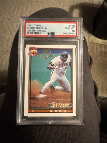 1991 Topps Desert Shield Bobby Bonilla #750 card