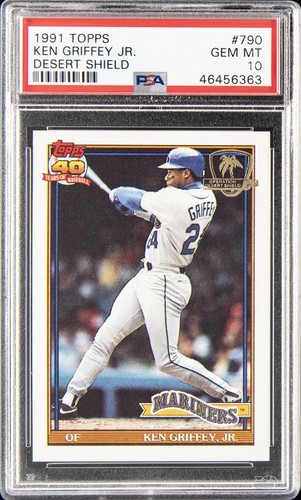 1991 Topps Desert Shield Ken Griffey Jr. #790 card