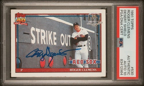 1991 Topps Desert Shield Roger Clemens #530 card