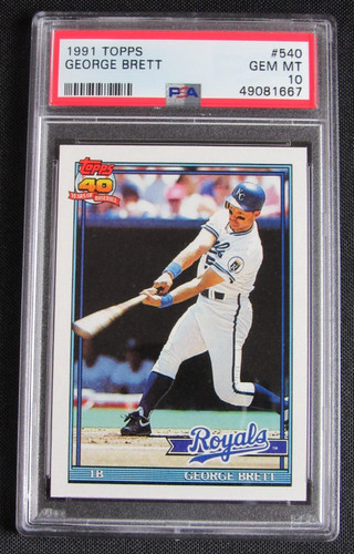1991 Topps George Brett #540 card